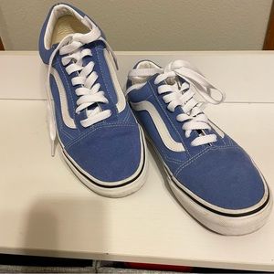Women’s blue Old Skool Vans size 8